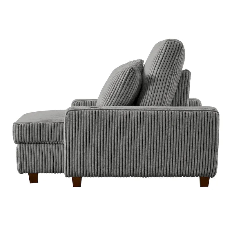 Chaise longue imbottita con schienale regolabile