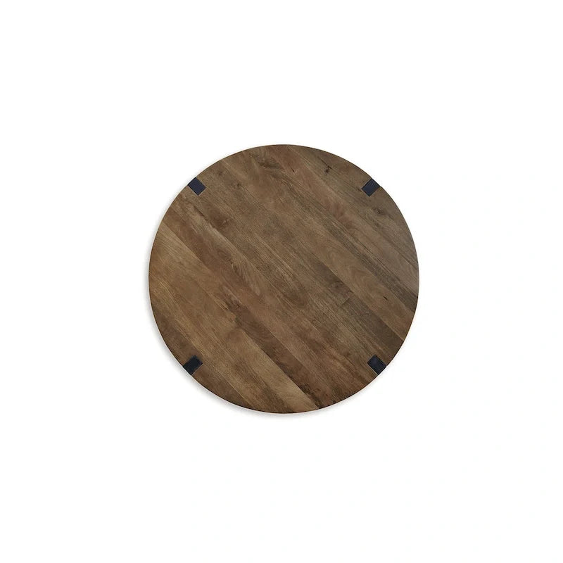 Tavolino da salotto marrone/nero - 44W x 44D x 19H