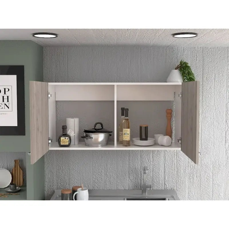 Double Door Wall-Mounted Storage Cabinet