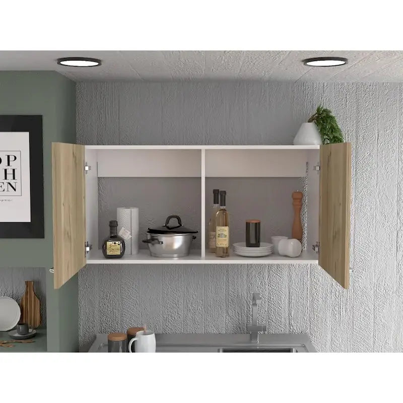 Double Door Wall-Mounted Storage Cabinet