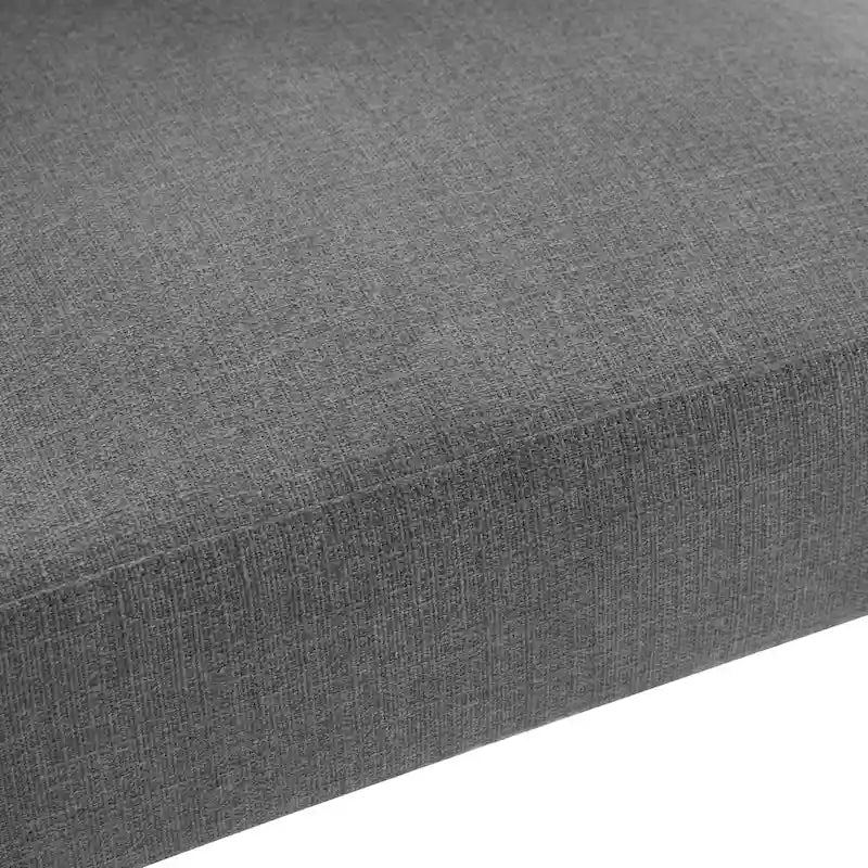 Poltrona moderna di metà secolo grigia/blu/bianca, imbottita, per soggiorno e camera da letto
