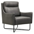 Hooker Furniture Efron 28 Wide Contemporary Semi-Aniline Leather