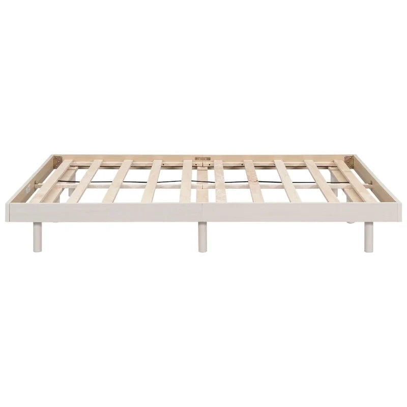 Modern Design Full Floating Platform Bed Frame