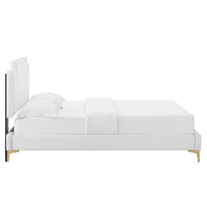 Velvet King Bed