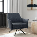 Upholstered Swivel Chair - 29.5x28.5x31