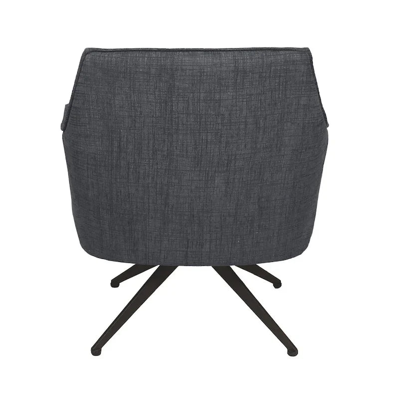 Upholstered Swivel Chair - 29.5x28.5x31