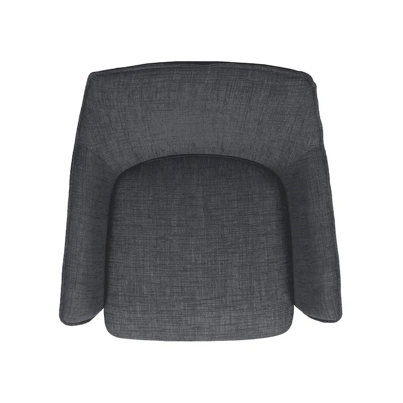 Upholstered Swivel Chair - 29.5x28.5x31